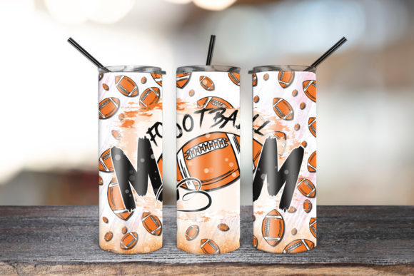 20 Oz Tumbler Football Mom Life Tumbler