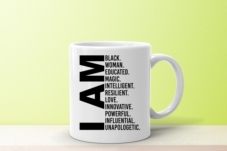 I Am Black Woman Mug