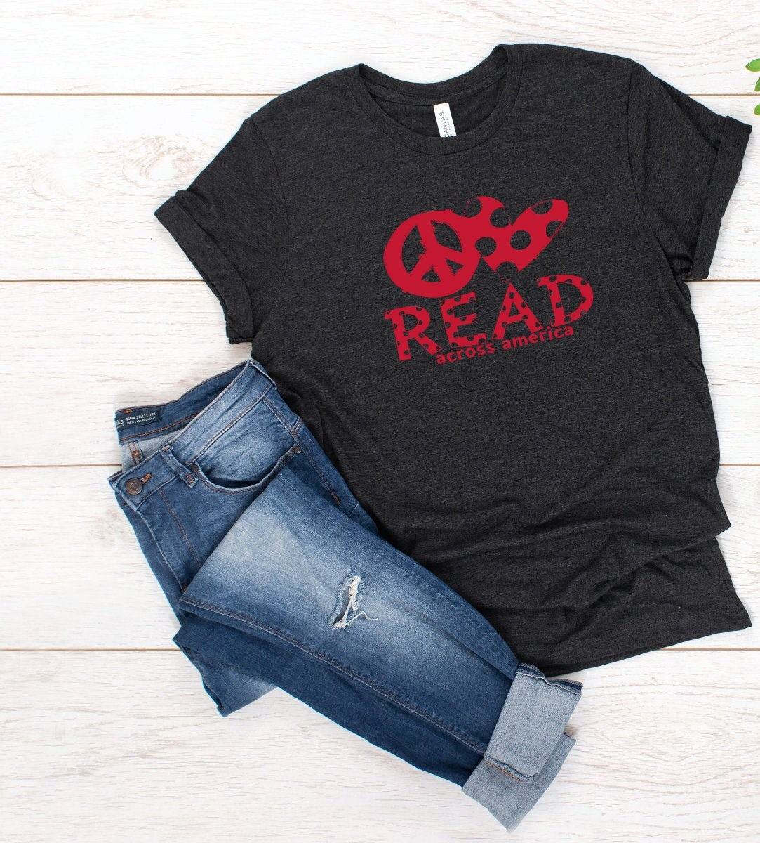 Peace Love Read across America Shirt, Teacher Gift, Teacher Shirt,  School Teacher Shirt, Preschool Teacher, Dr. Seuss