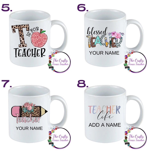 Teacher Mug, Blessed Teacher Coffee Mug from Student, Teacher Gifts, Teacher Appreciation Gift, Personalized Teacher Gifts, Teacher Cup