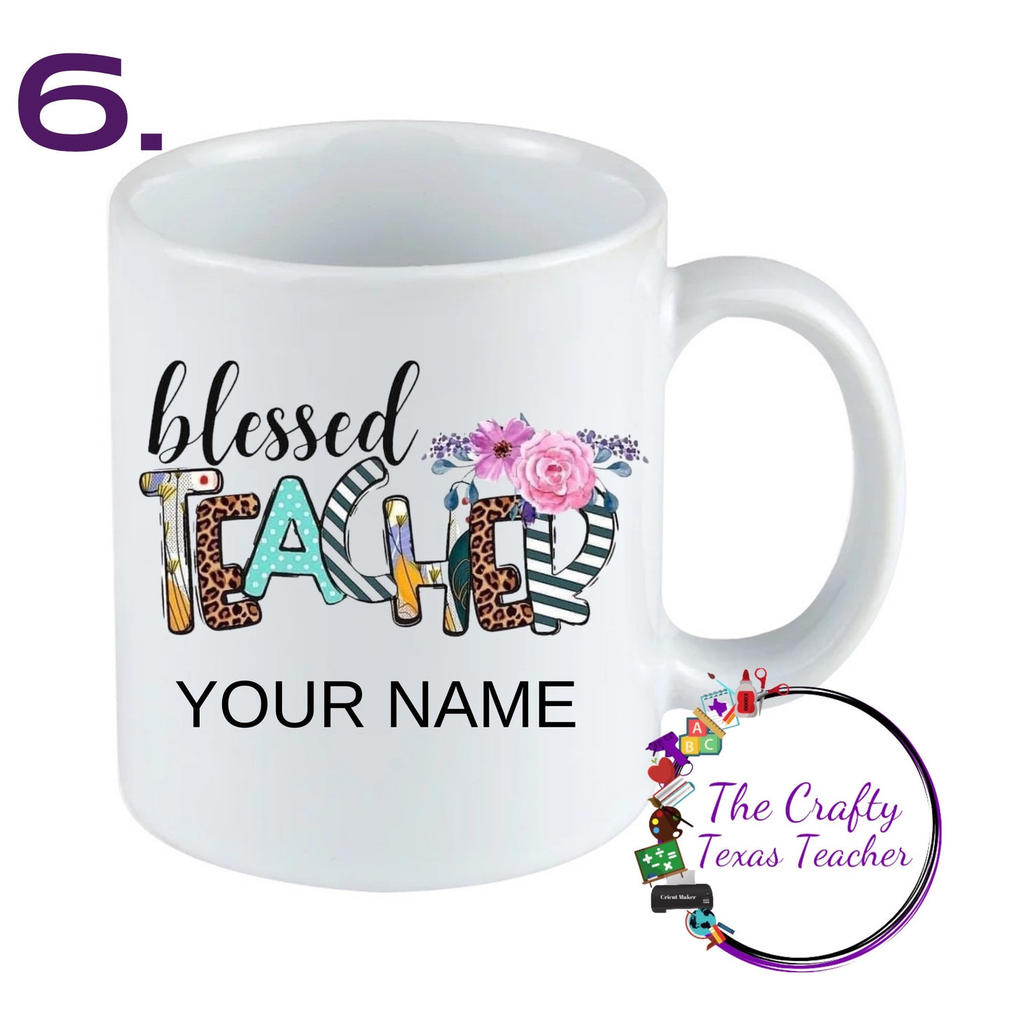 Teacher Mug, Blessed Teacher Coffee Mug from Student, Teacher Gifts, Teacher Appreciation Gift, Personalized Teacher Gifts, Teacher Cup