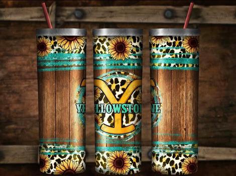 Yellowstone Sunflowers Sublimation Tumbler