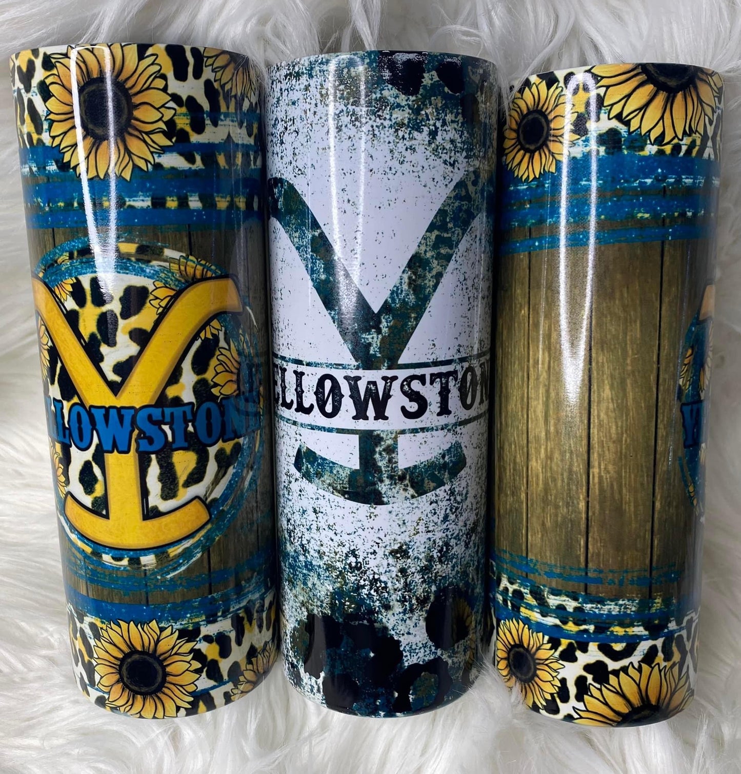 Yellowstone Sunflowers Sublimation Tumbler